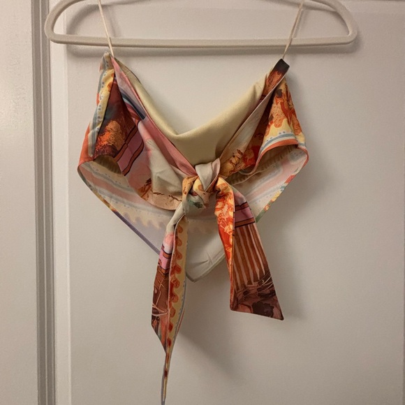 12th Tribe Kira Strapless Bandana Top & Kira Printed Pull-On Pants Set – Size S - Picture 7 of 10